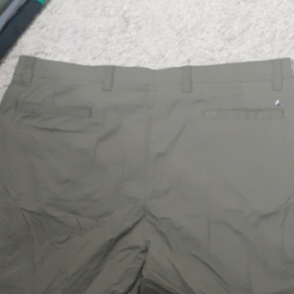 NWT Tailor Vintage Men's AeroTec Shorts - Size: 40, 42 - Army Green - Picture 5 of 5